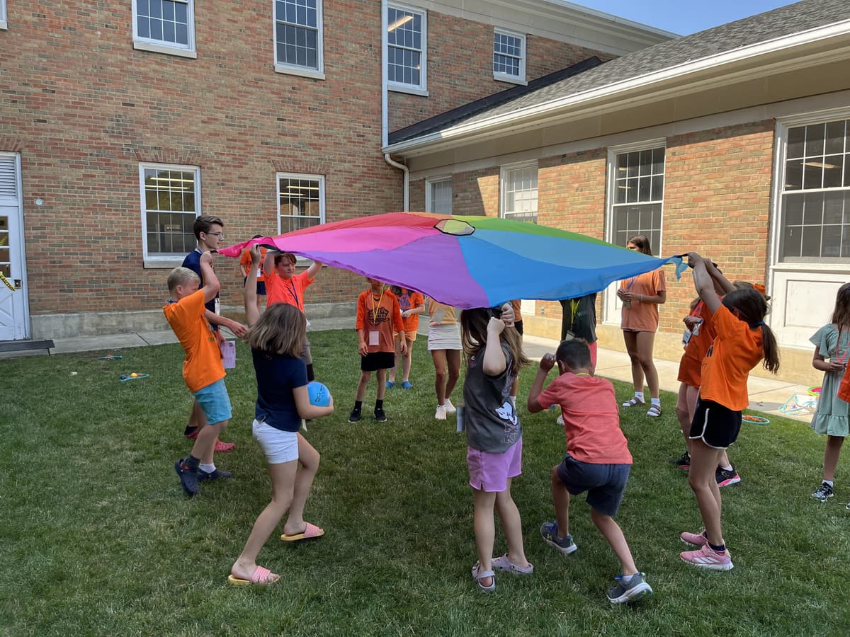 Children enjoying VBS